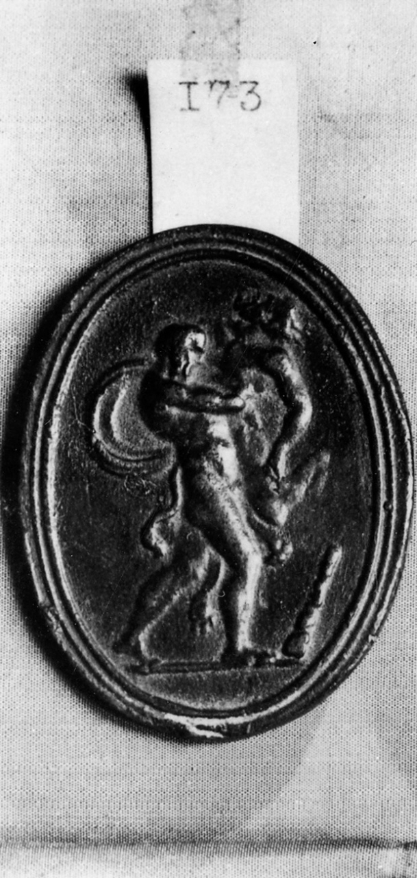 Ercole e Anteo (placchetta) - manifattura fiorentina (?) (primo quarto sec. XVI)