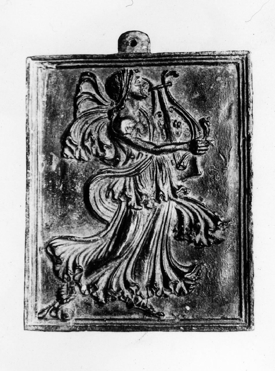 baccante (placchetta) - manifattura italiana (ultimo quarto sec. XV)