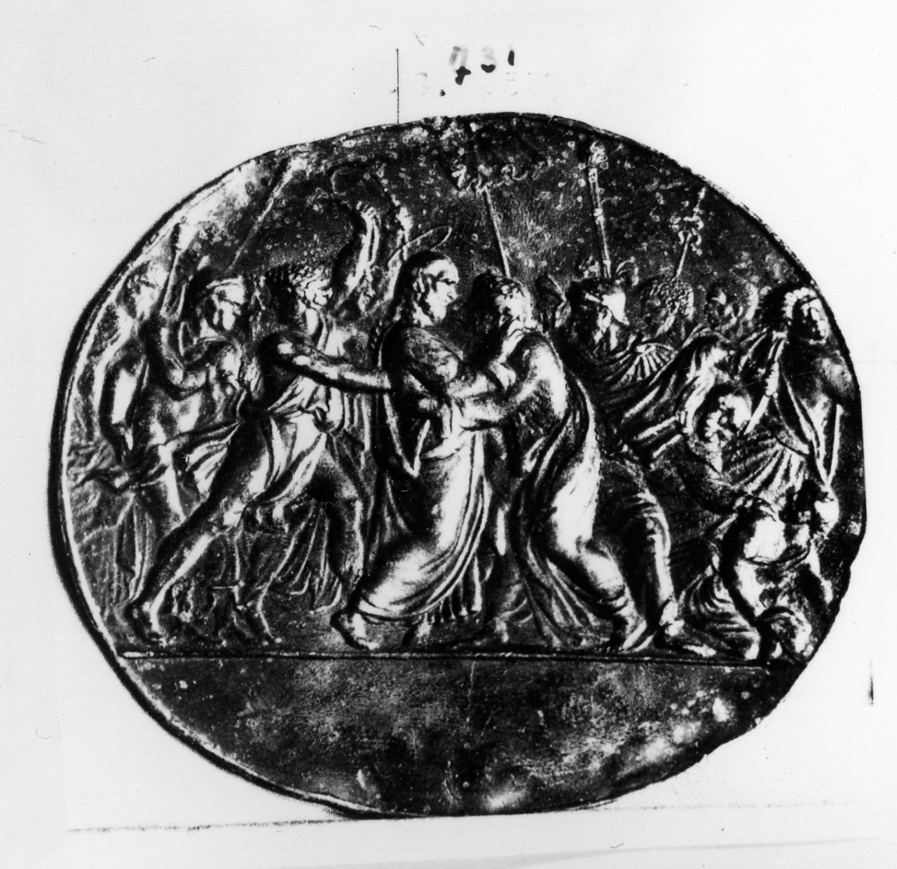 cattura di Cristo (placchetta) di Belli Valerio detto Valerio Vicentino (primo quarto sec. XVI)