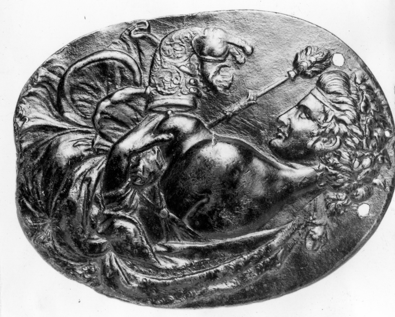 baccante (placchetta) di Maestro IO.F.F (fine/inizio secc. XV/ XVI)