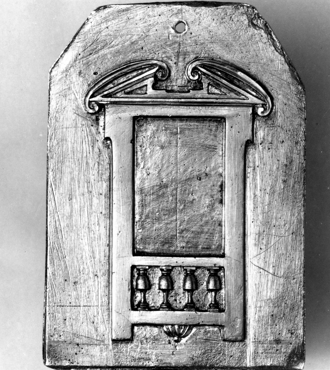 finestra (placchetta) - manifattura italiana (sec. XVI)