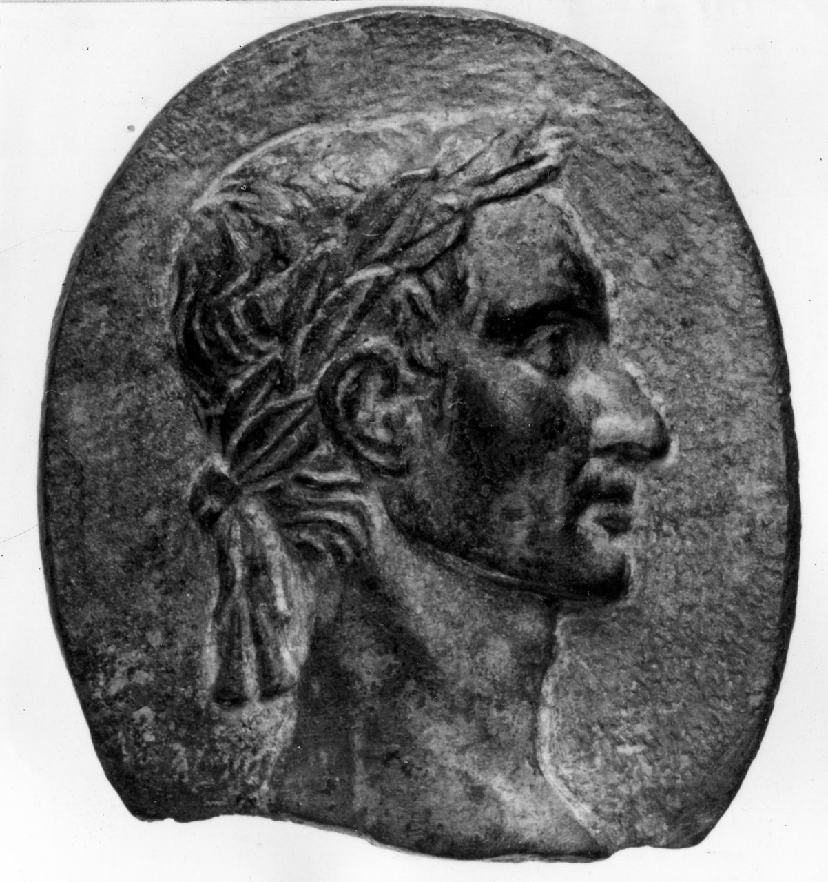 Giulio Cesare (placchetta) - manifattura italiana (fine/inizio secc. XV/ XVI)