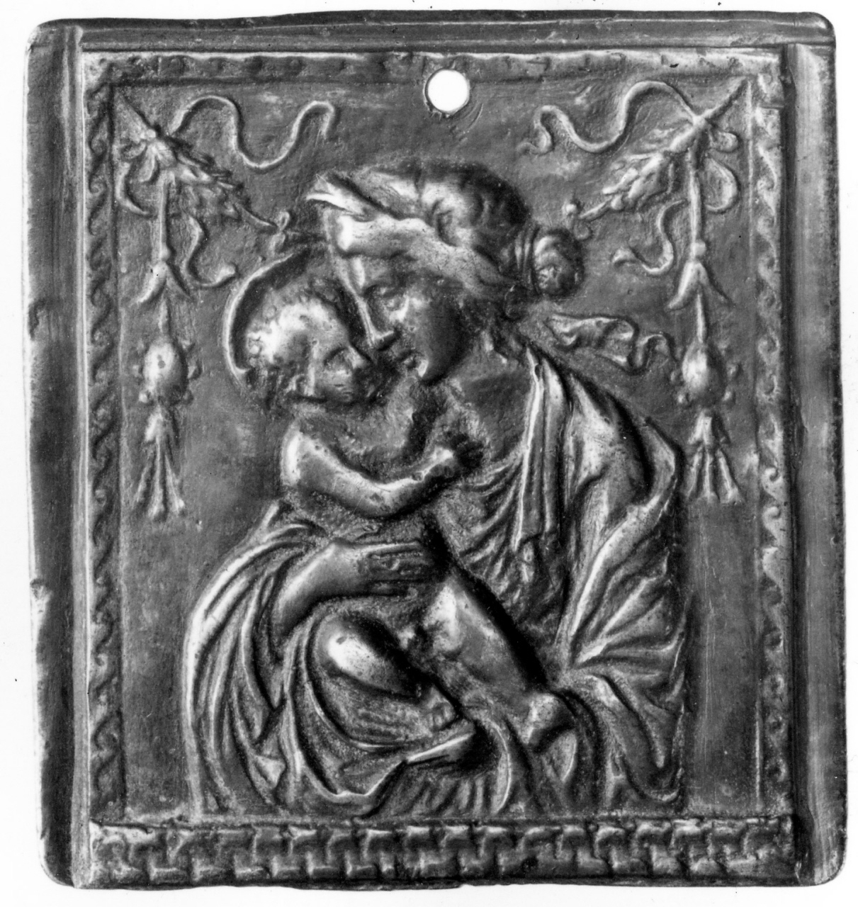 Madonna con Bambino (placchetta) - manifattura padovana (sec. XV)