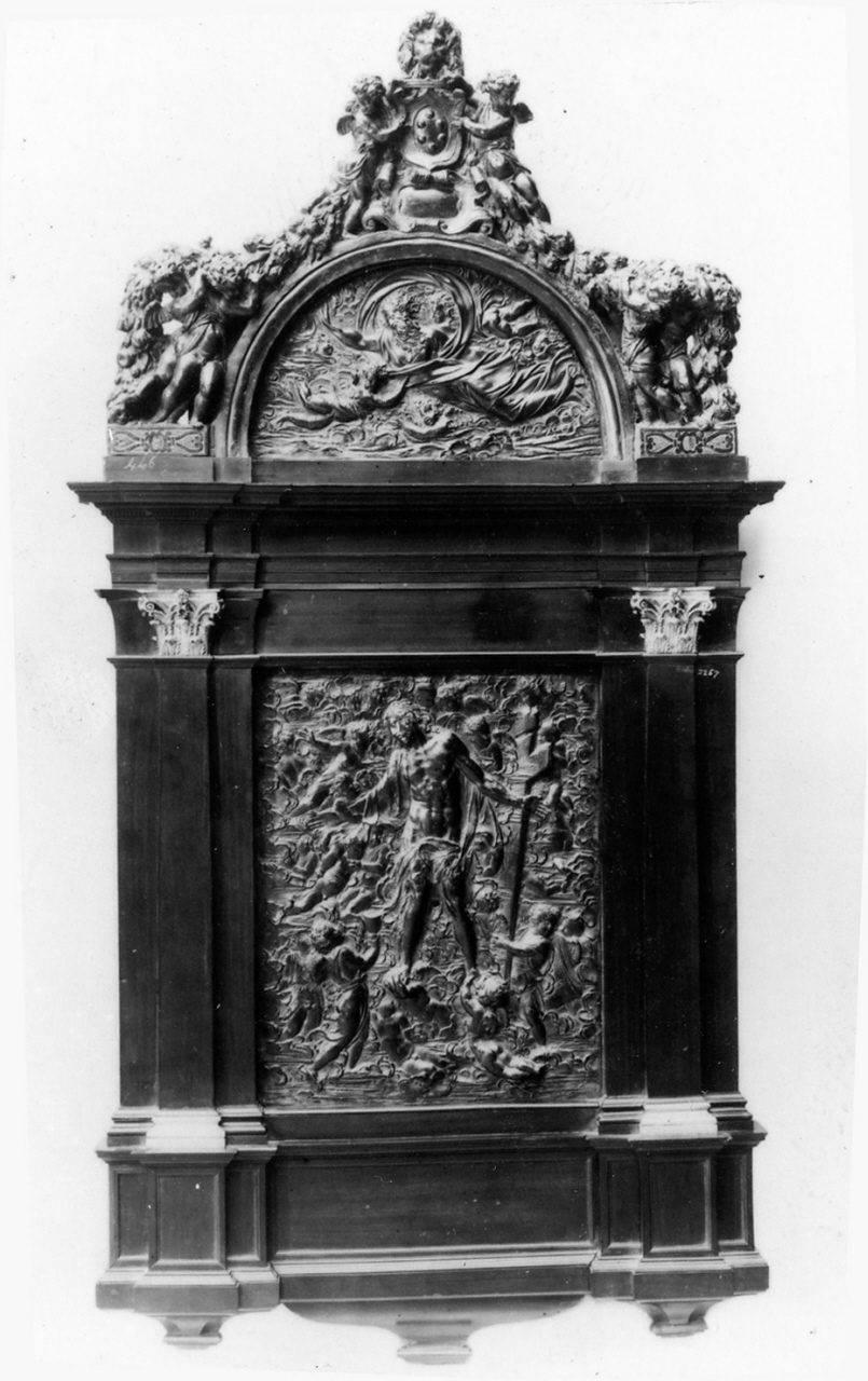 Cristo in gloria (tabernacolo) di Tatti Jacopo detto Jacopo Sansovino (metà sec. XVI)