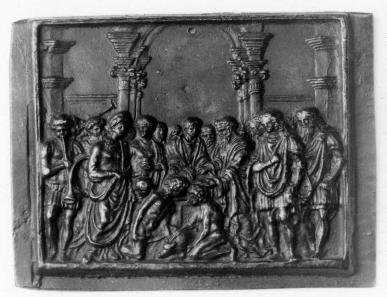 scena di sacrificio (placchetta) di Briosco Andrea (fine/inizio secc. XV/ XVI)