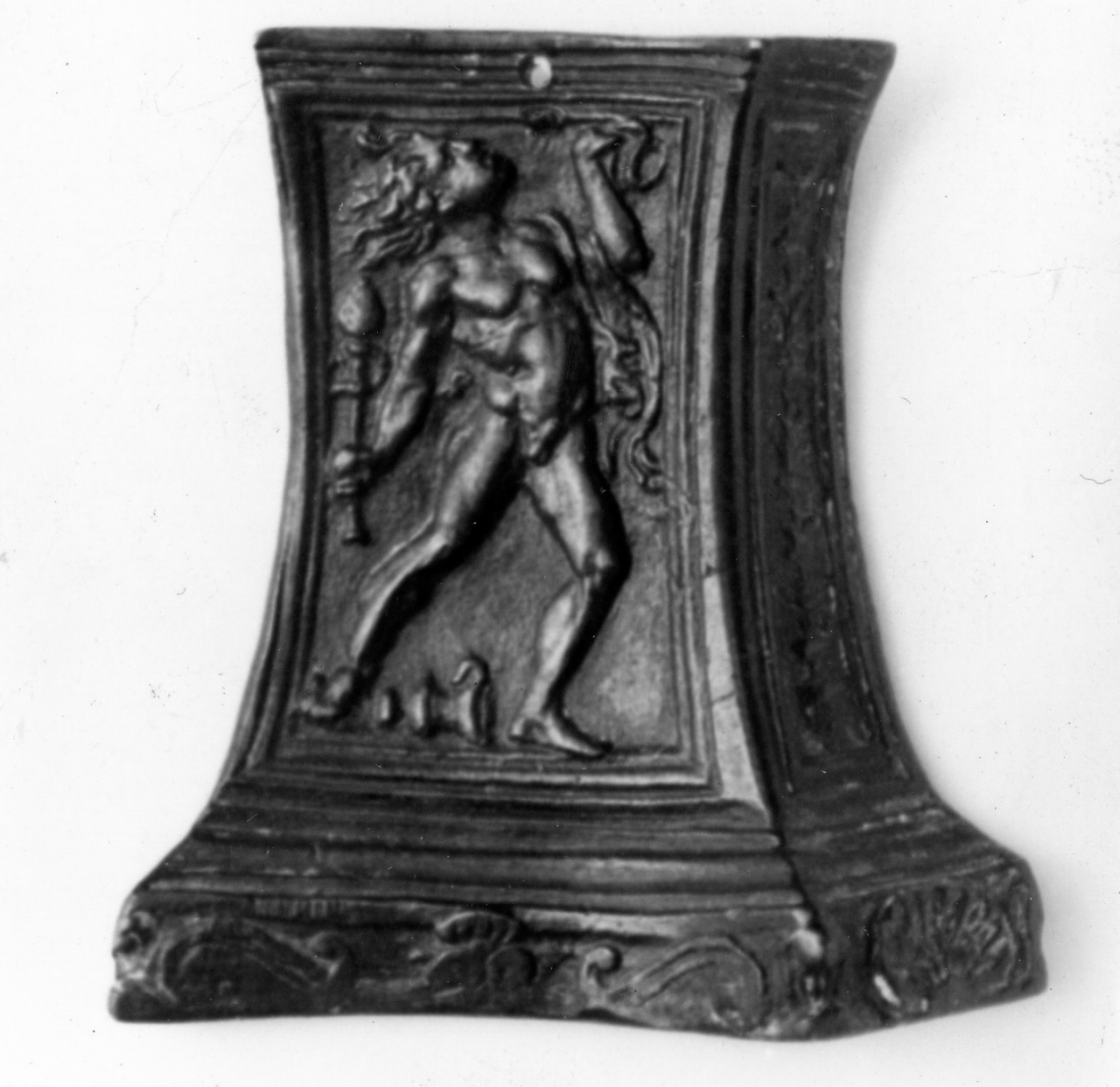 baccante (calamaio, frammento) - manifattura padovana (?) (ultimo quarto sec. XV)