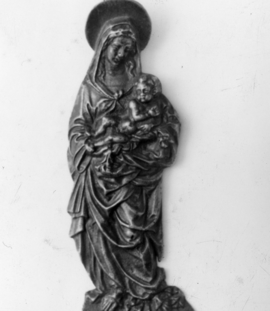 Madonna con Bambino (placchetta) di Marti Francesco (fine/inizio secc. XV/ XVI)