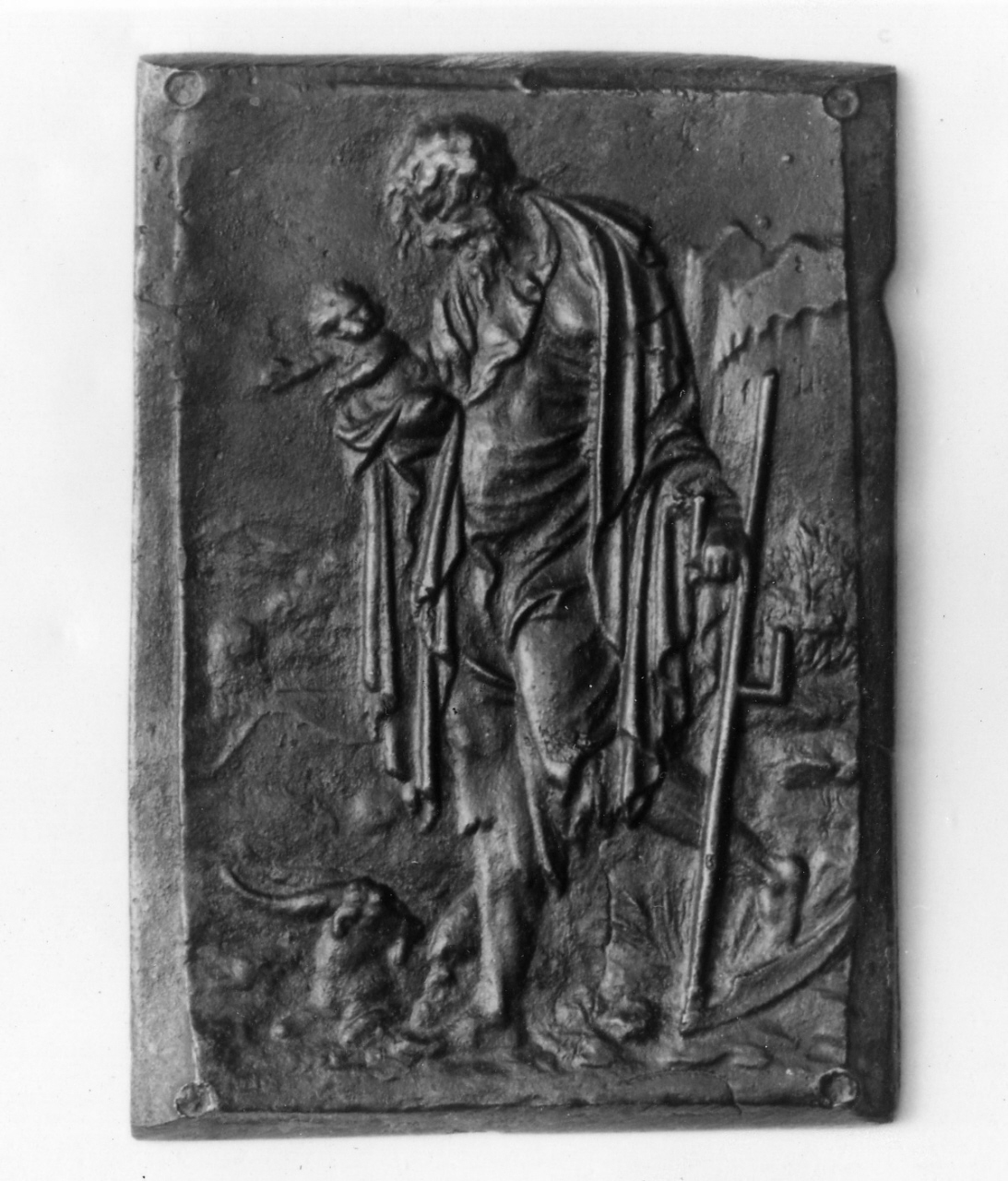 Saturno (placchetta) - manifattura fiammingo-tedesca (sec. XVI)