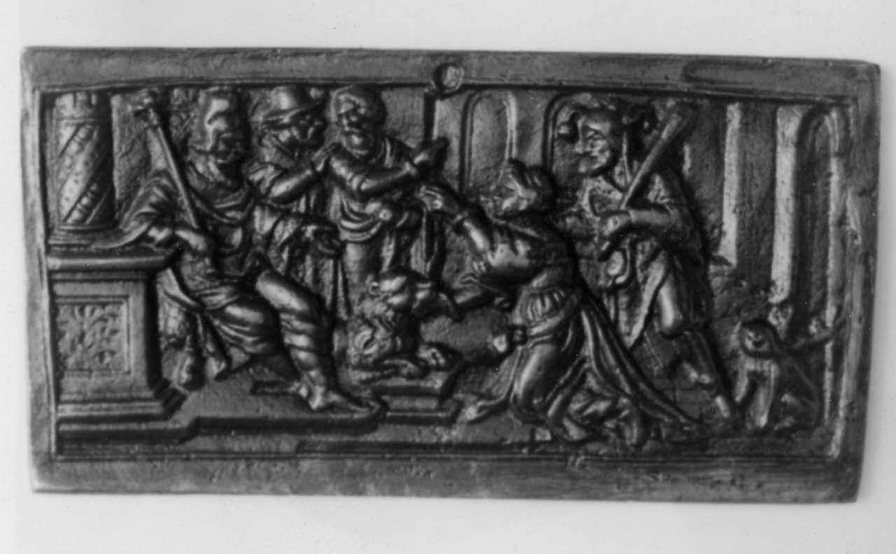 allegoria della Menzogna (placchetta) - manifattura italiana (sec. XVII)