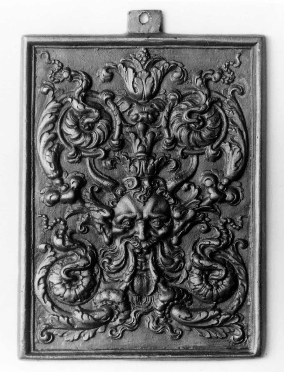 mascherone (placchetta) - manifattura tedesca (sec. XVI)