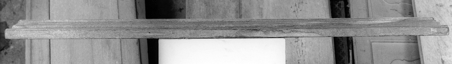 cornice, frammento - manifattura toscana (fine/ inizio secc. XIX/ XX)