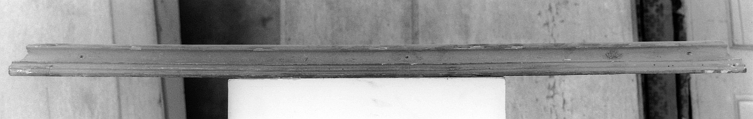 cornice, frammento - manifattura toscana (fine/ inizio secc. XIX/ XX)