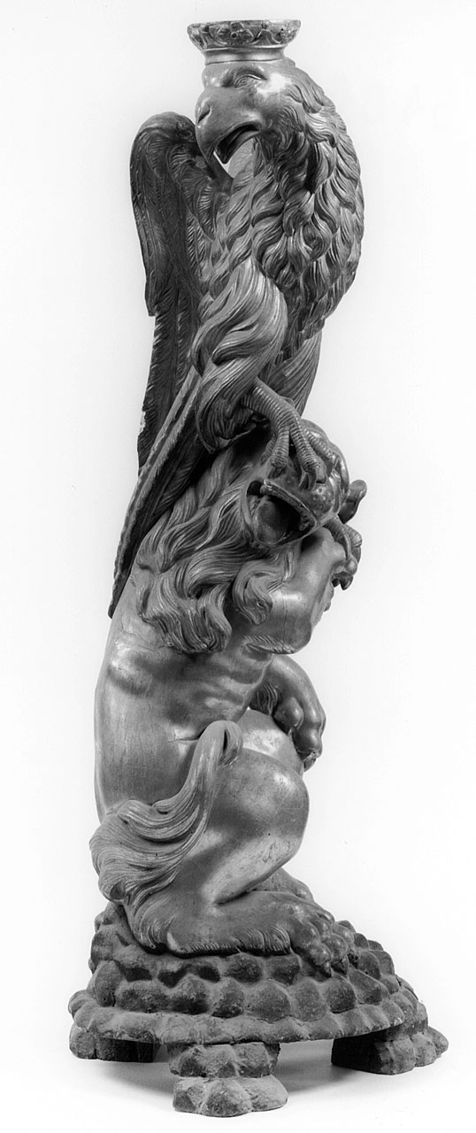 piedistallo - manifattura toscana (fine/ inizio secc. XIX/ XX)