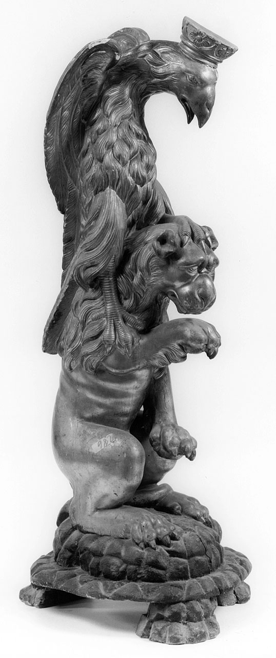 piedistallo - manifattura toscana (fine/ inizio secc. XIX/ XX)