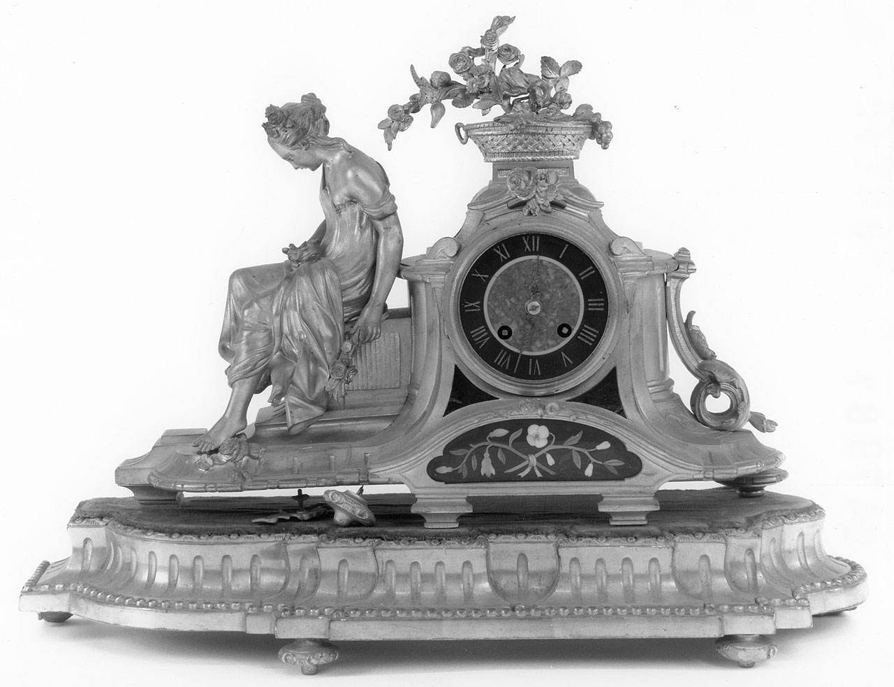 figura femminile (orologio - da tavolo) - manifattura toscana (prima metà sec. XIX)