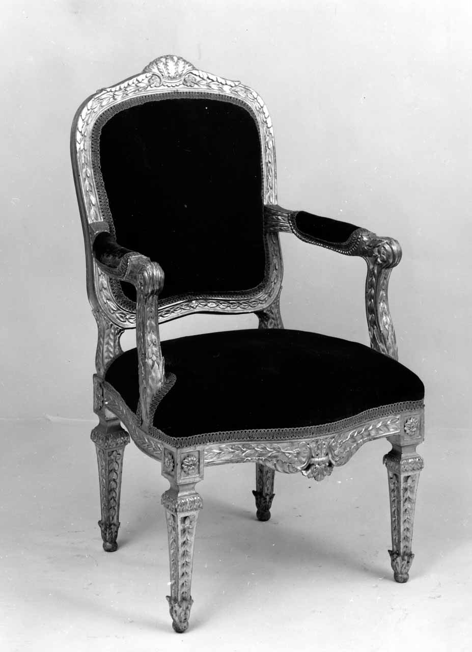 poltrona, serie - manifattura fiorentina (ultimo quarto sec. XVIII)