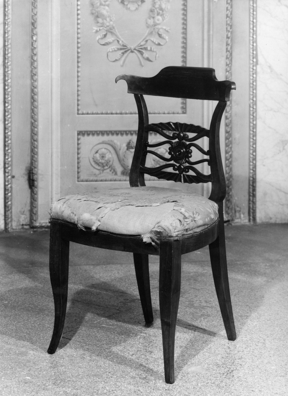 sedia, serie - manifattura italiana (sec. XIX)