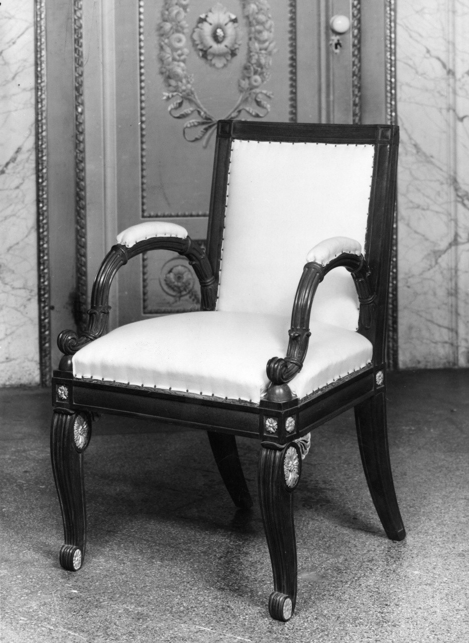 poltrona, serie - manifattura toscana (sec. XIX)