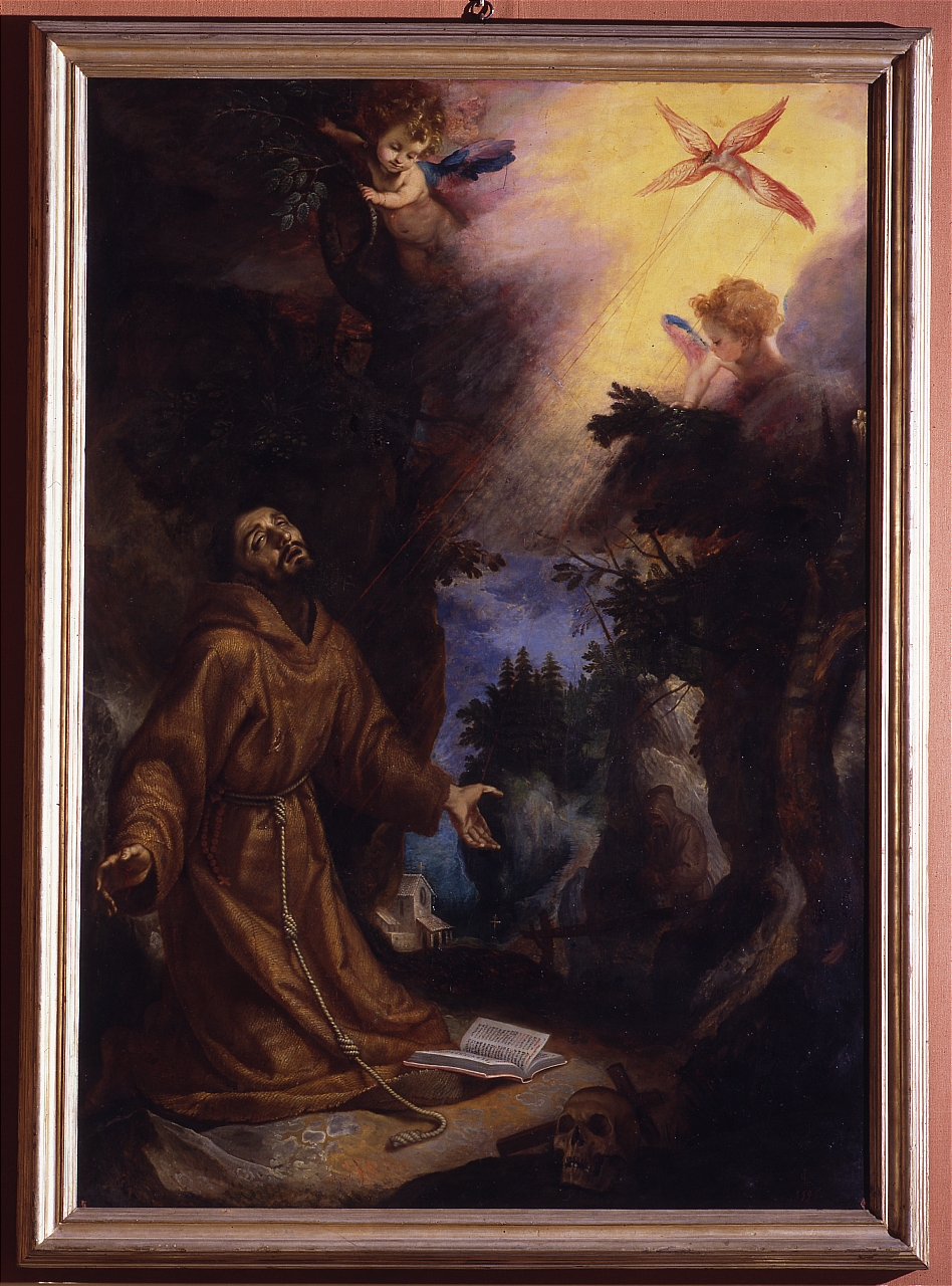 San Francesco d'Assisi riceve le stimmate (dipinto) di Cardi Ludovico detto Cigoli (sec. XVI)