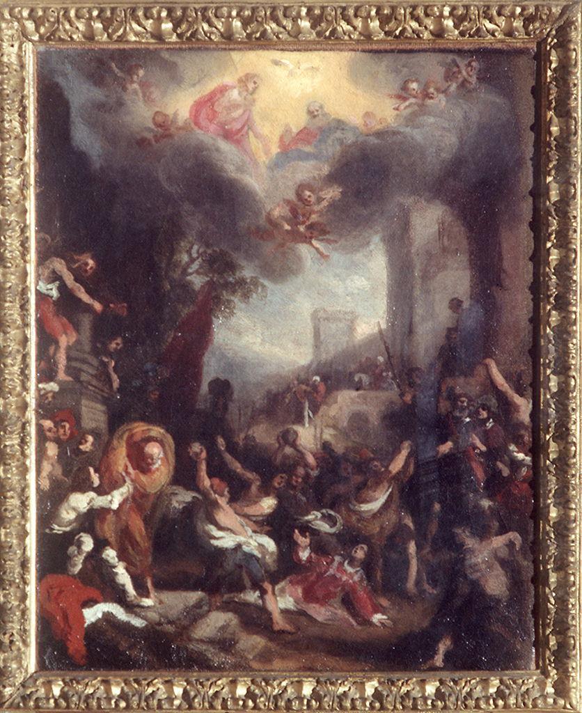 martirio di Santo Stefano (dipinto) di Allori Cristofano (sec. XVII)