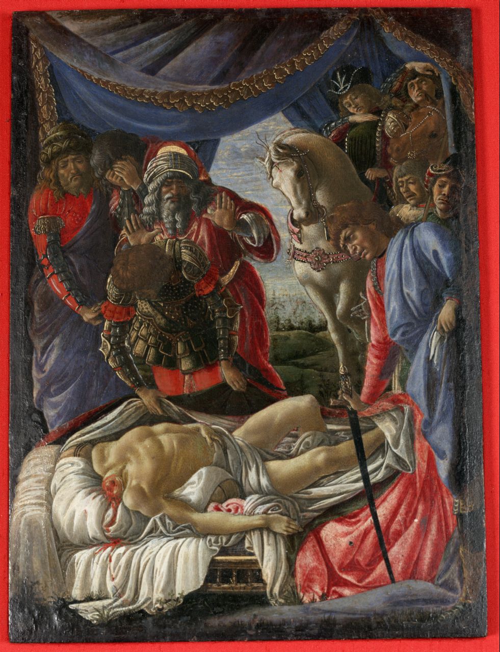 scoperta del cadavere di Oloferne (dipinto) di Filipepi Alessandro detto Botticelli (sec. XV)