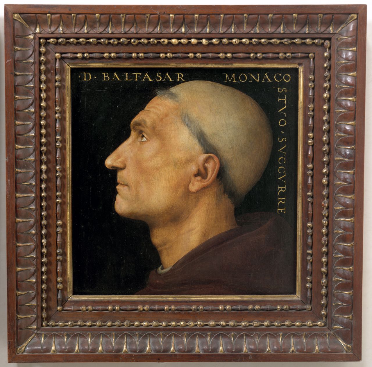 ritratto del monaco vallombrosano Baldassarre (scomparto di predella) di Vannucci Pietro detto Perugino (sec. XVI)