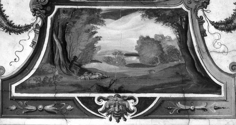 paesaggio (dipinto) di Tempesta Antonio (attribuito) (sec. XVI)