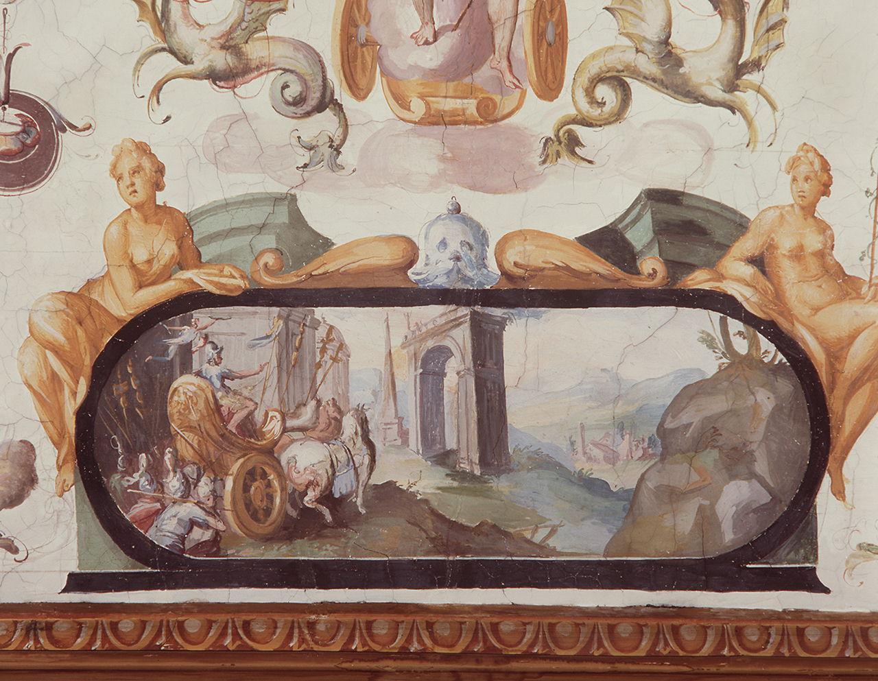 paesaggio con figure (dipinto) di Allori Alessandro (bottega) (sec. XVI)