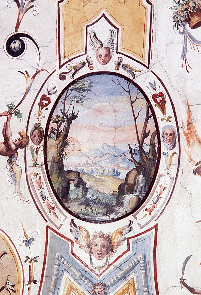 paesaggio (dipinto) di Allori Alessandro (bottega) (sec. XVI)