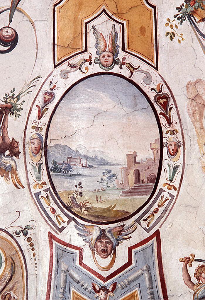 paesaggio (dipinto) di Allori Alessandro (bottega) (sec. XVI)