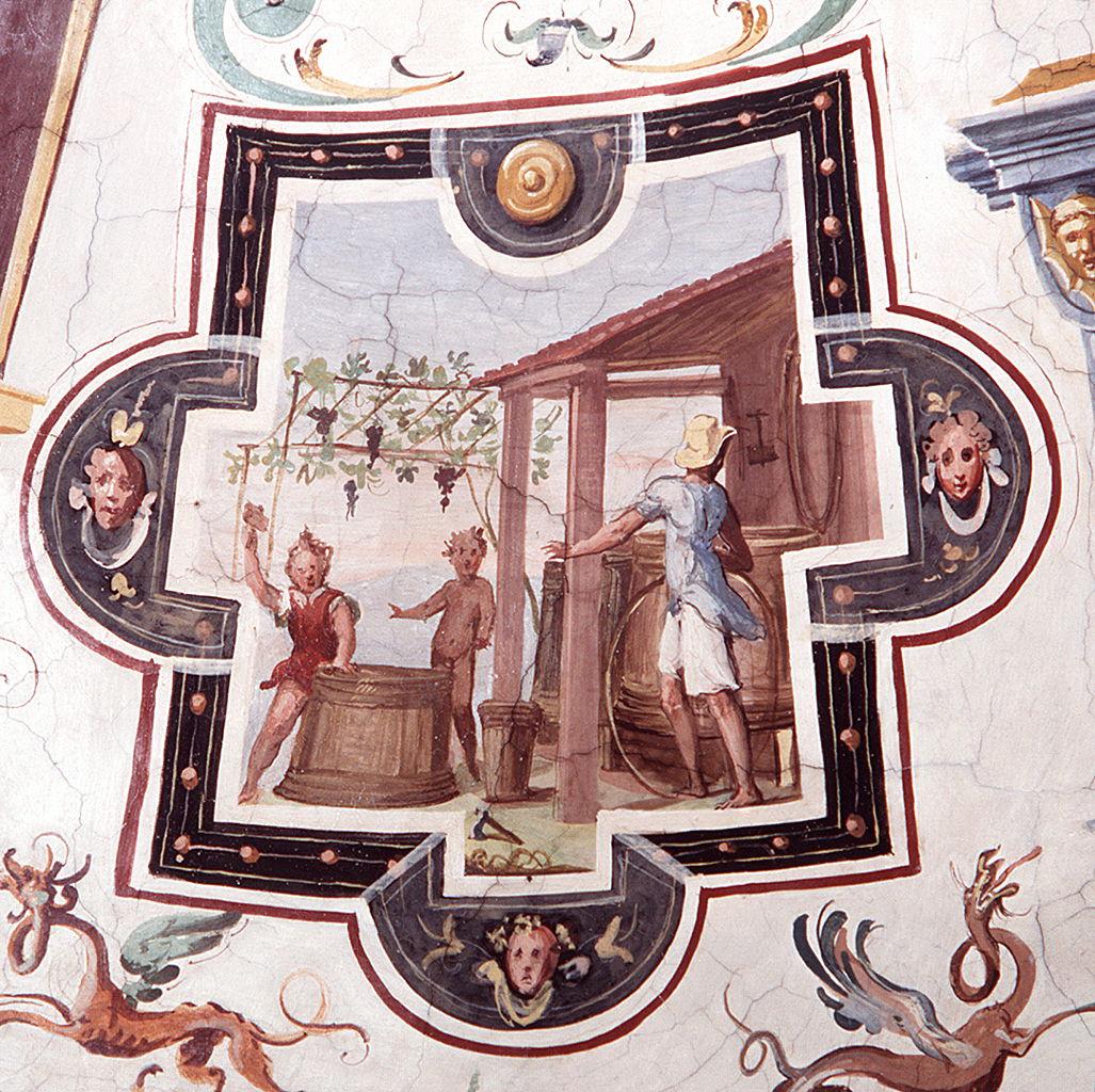 allegoria dell'Autunno (?) (dipinto) di Allori Alessandro (bottega) (sec. XVI)