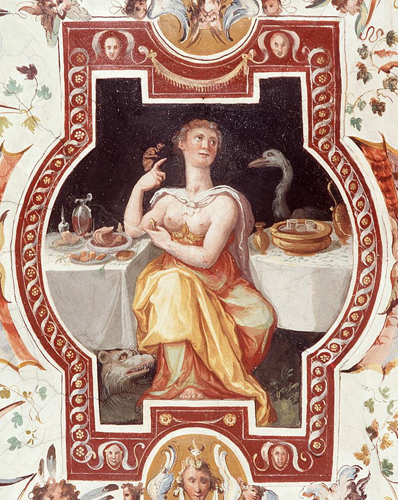 figura femminile (dipinto) di Allori Alessandro (bottega) (sec. XVI)