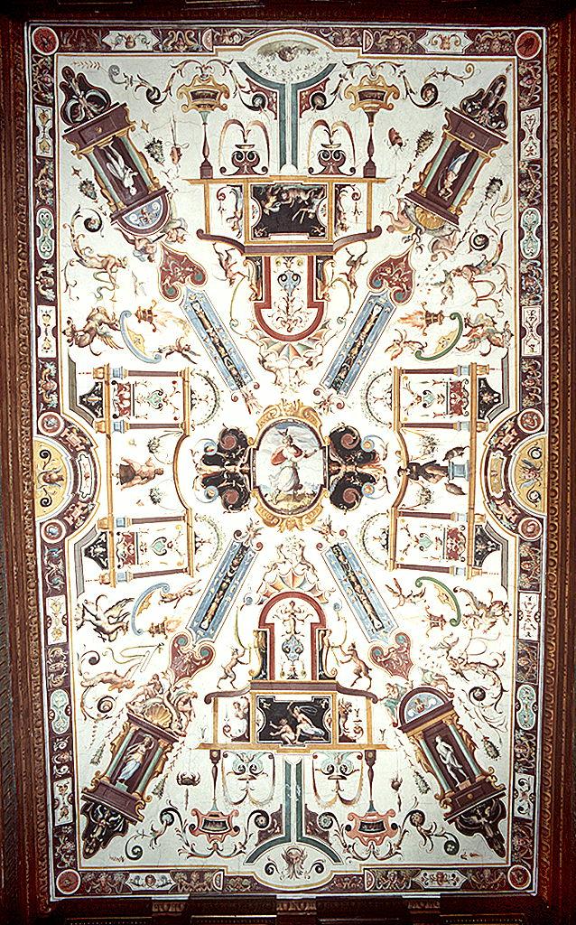motivi decorativi a grottesche (dipinto) di Allori Alessandro (bottega) (sec. XVI)