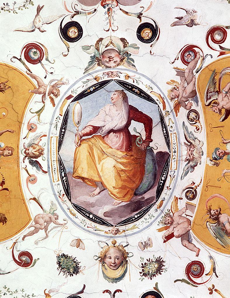 Prudenza (dipinto) di Allori Alessandro (bottega) (sec. XVI)