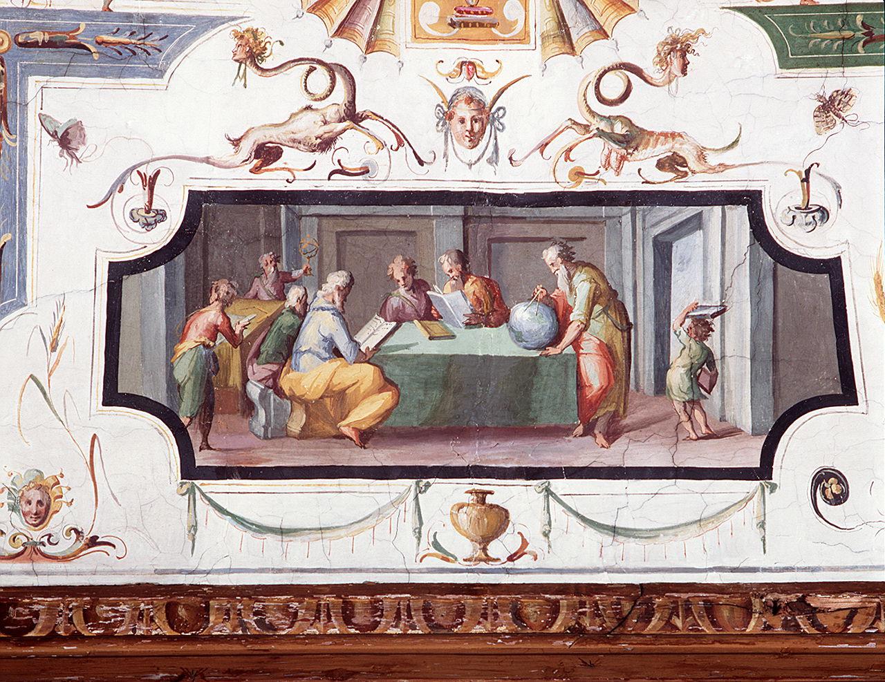 scena di genere (dipinto) di Allori Alessandro (bottega) (sec. XVI)