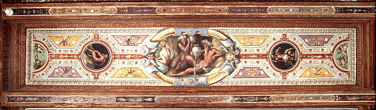 motivi decorativi a grottesche (dipinto) di Allori Alessandro (bottega) (sec. XVI)