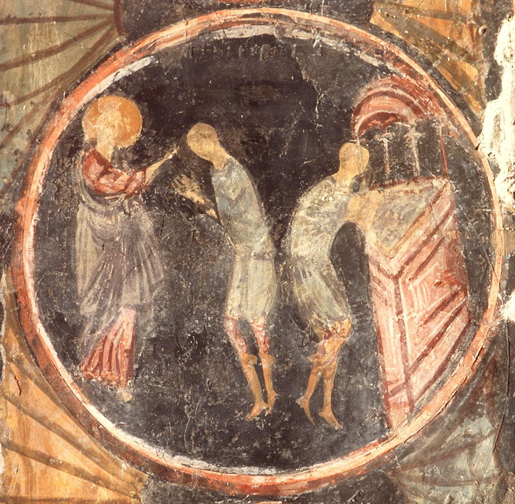 Cristo guarisce un cieco (dipinto) - ambito fiorentino (?) (fine sec. XIII)