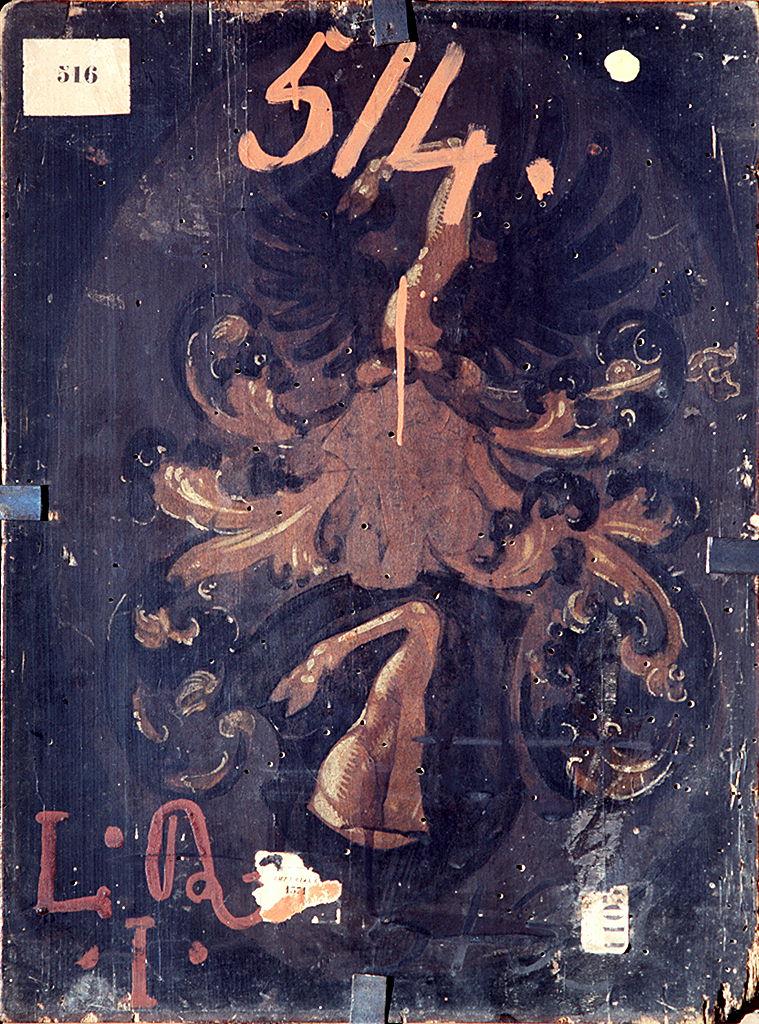 stemma gentilizio (?) (dipinto) - ambito fiammingo (sec. XVI)