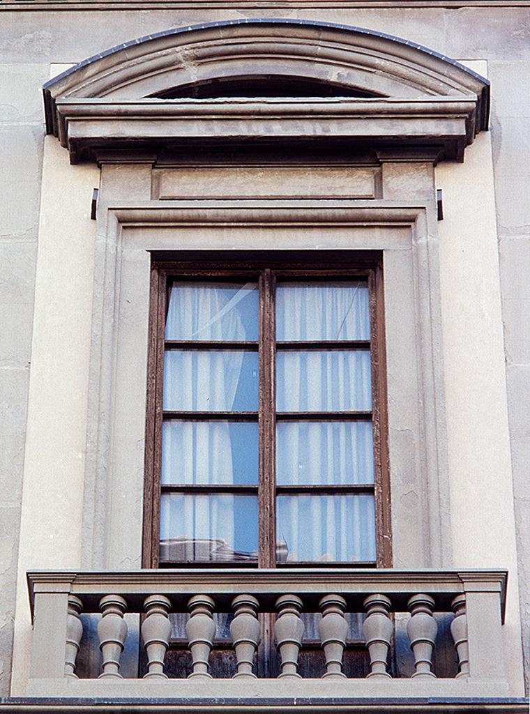 mostra di finestra di Vasari Giorgio - manifattura fiorentina (sec. XVI)