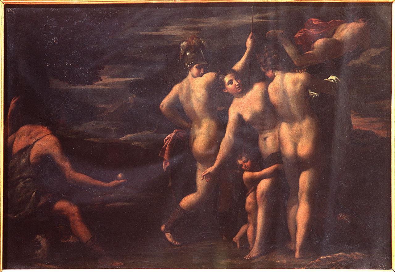 Giudizio di Paride (dipinto) di Scarsella Ippolito detto Scarsellino (sec. XVI)