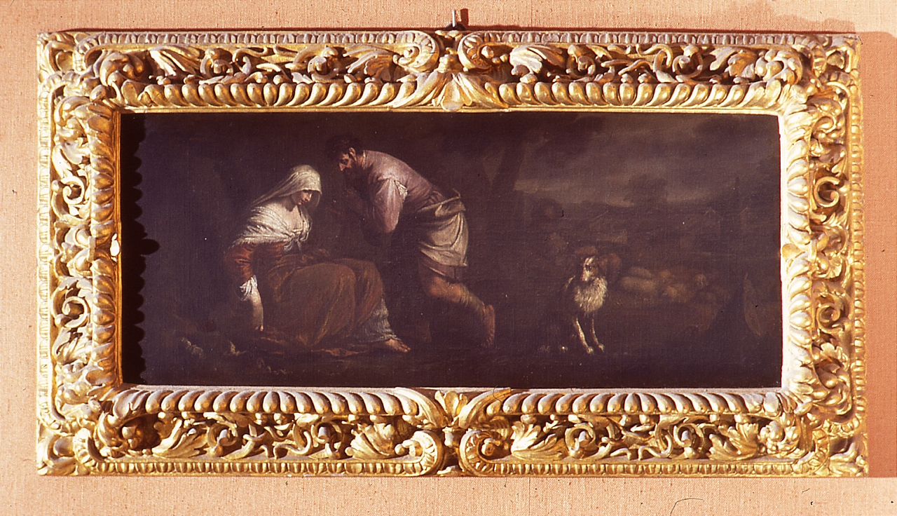 Giuda e Tamar (dipinto) di Da Ponte Jacopo detto Jacopo Bassano (scuola) (seconda metà sec. XVI)