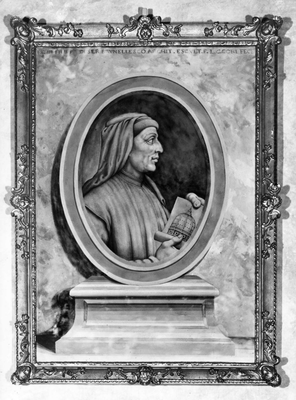 ritratto di Filippo Brunelleschi (dipinto) di Gori Lamberto Cristiano (sec. XVIII)