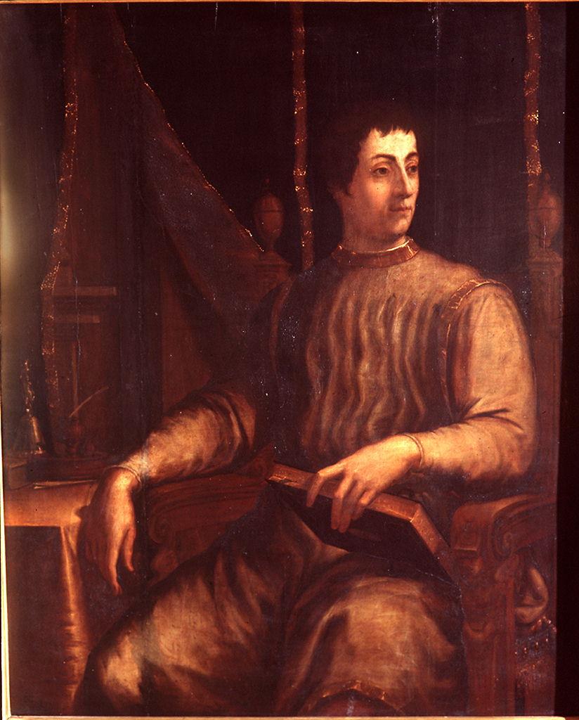 ritratto di Piero de' Medici detto il Gottoso (dipinto) di Paggi Giovanni Battista (ultimo quarto sec. XVI)