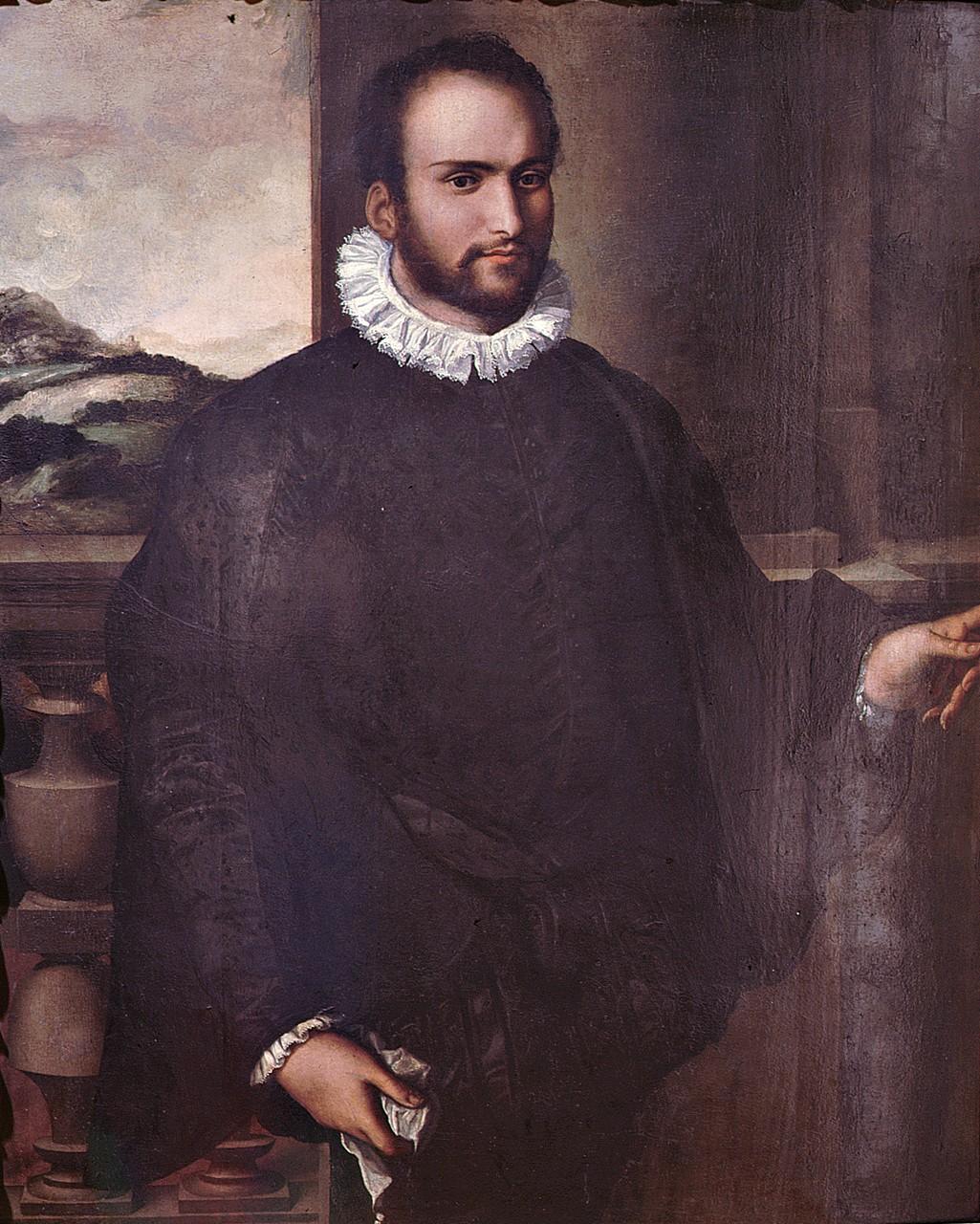 ritratto d'uomo (dipinto) di Allori Alessandro (bottega) (sec. XVI)