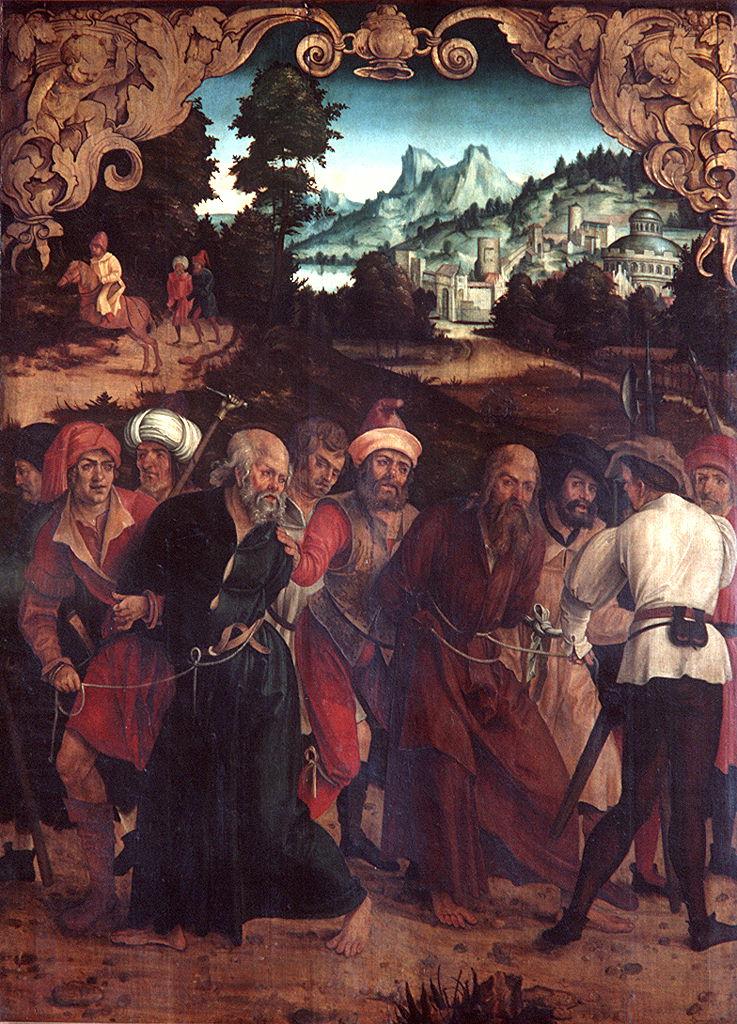 cattura di San Pietro e di San Paolo (dipinto) di Von Kulmbach Hans Suess (sec. XVI) 
