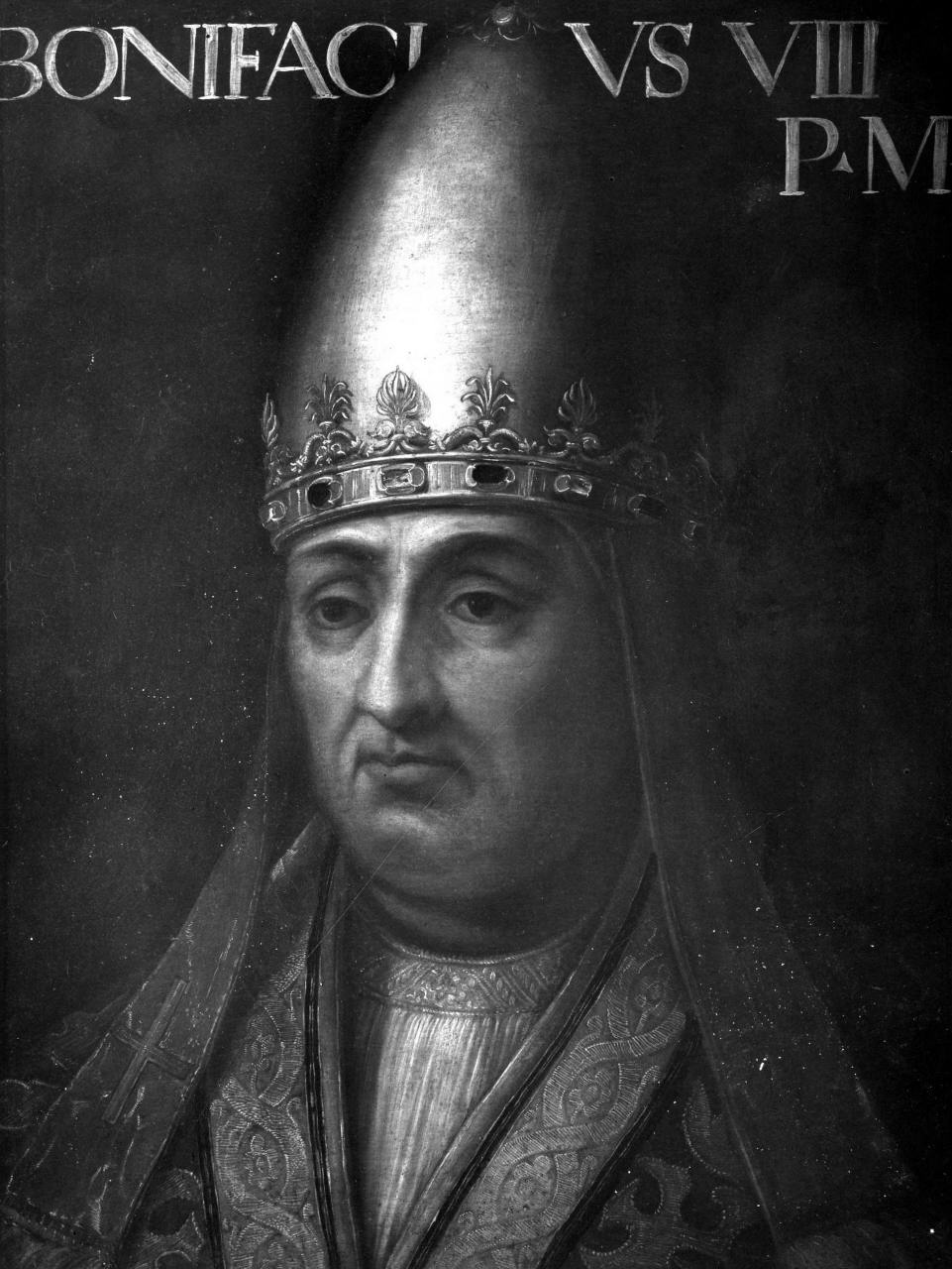 ritratto di papa Bonifacio VIII (dipinto) di Dell'Altissimo Cristofano (sec. XVI)