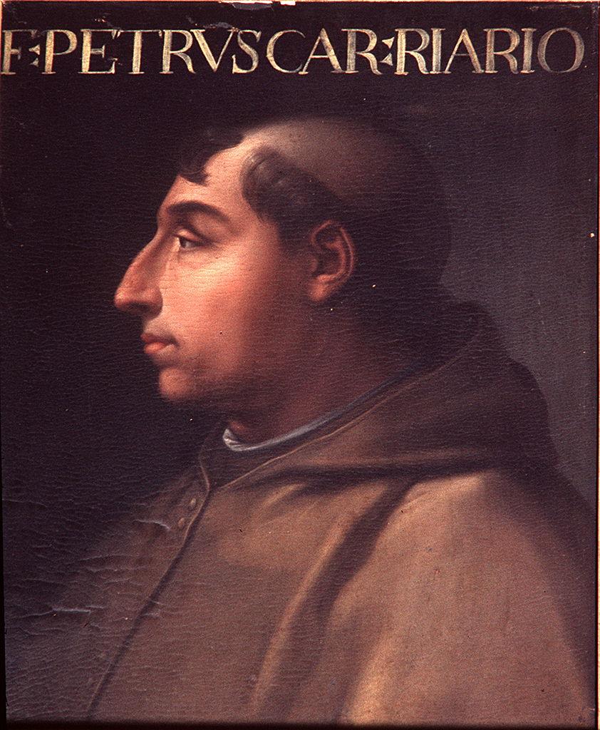 ritratto del cardinale Pietro Riario (dipinto) di Dell'Altissimo Cristofano (sec. XVI)