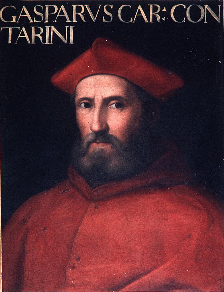 ritratto del cardinale Gaspare Contarini (dipinto) di Dell'Altissimo Cristofano (sec. XVI)
