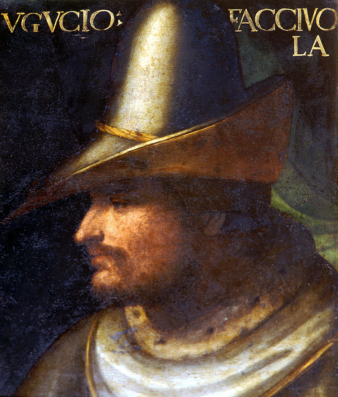 ritratto di Uguccione della Faggiuola (dipinto) di Dell'Altissimo Cristofano (sec. XVI)
