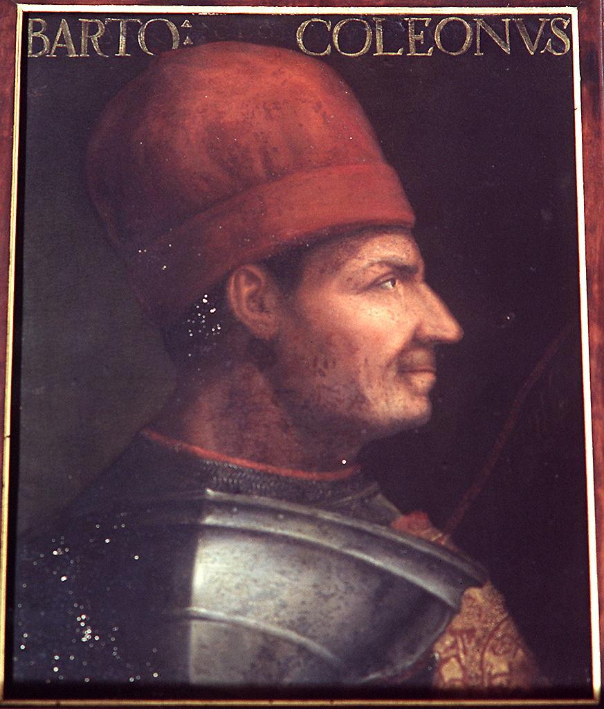 ritratto di Bartolomeo Colleoni (dipinto) di Dell'Altissimo Cristofano (sec. XVI)